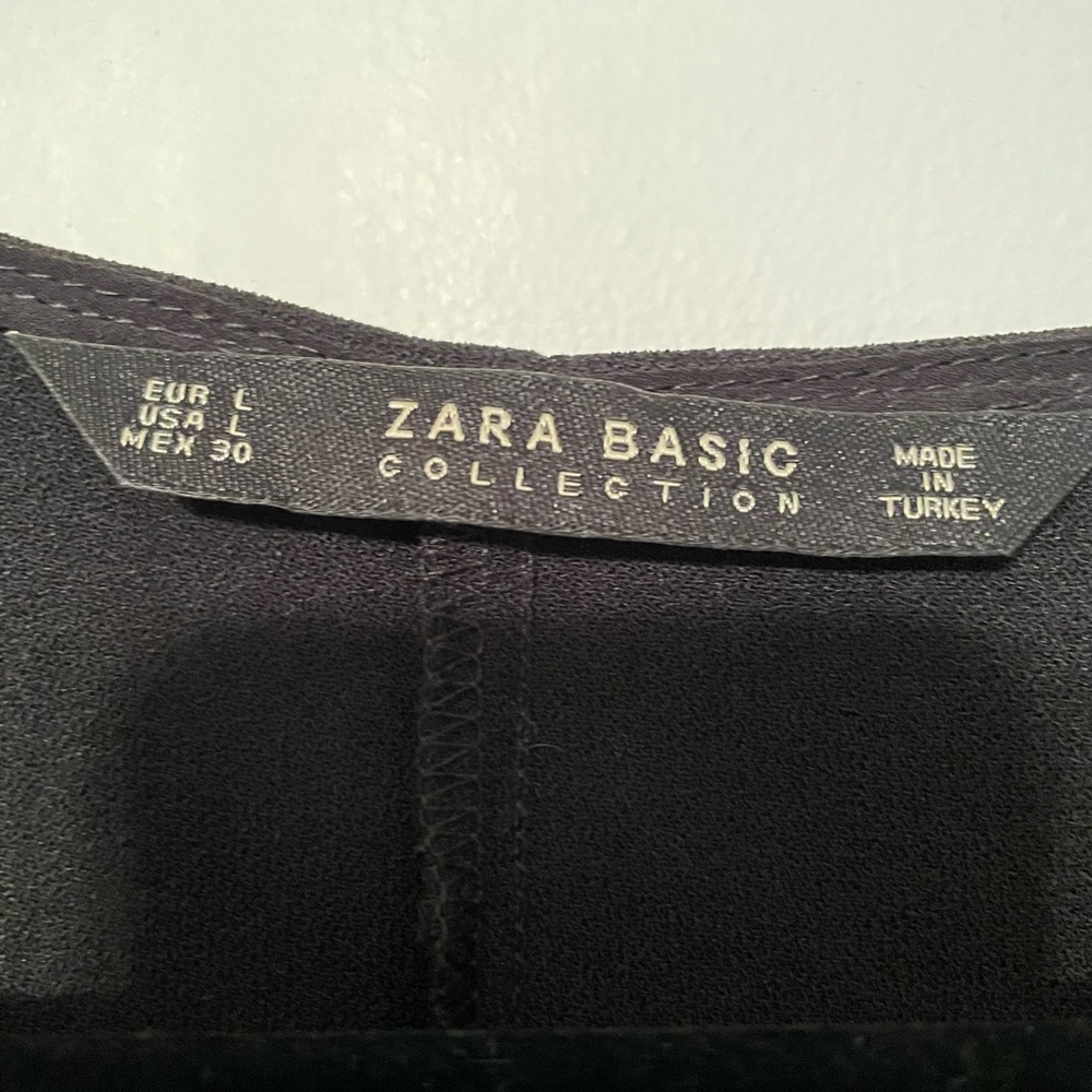Black lace Zara dress sz large